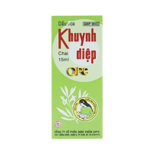 Dầu Khuynh Diệp OPC hỗ trợ sổ mũi, nghẹt mũi, cảm cúm, đau bụng (15ml)