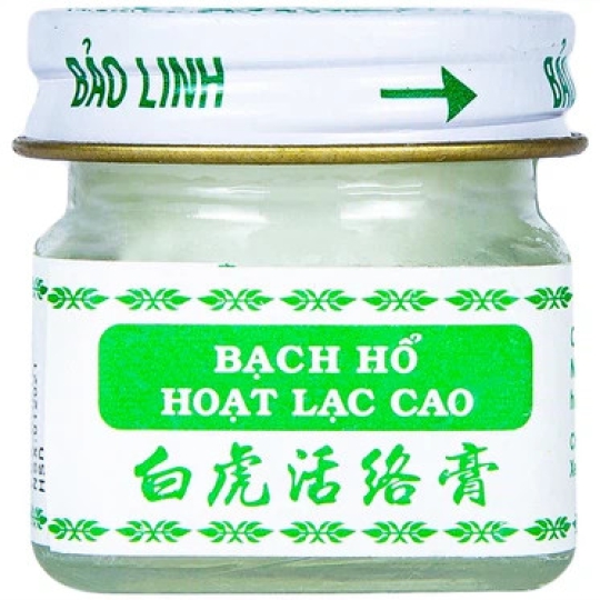 Cao xoa bóp Bạch Hổ Hoạt Lạc Cao Bảo Linh hỗ trợ giảm đau kháng viêm (12 lọ x 20g)