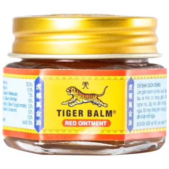 Dầu cù là Tiger Balm Red Haw Par giảm đau nhức cơ (19,4g)