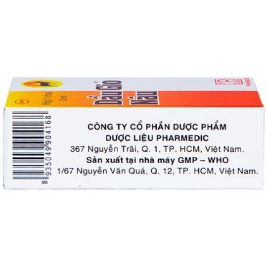 Dầu gió Nâu Pharmedic hỗ trợ điều trị cảm cúm, sổ mũi, nghẹt mũi (3ml)