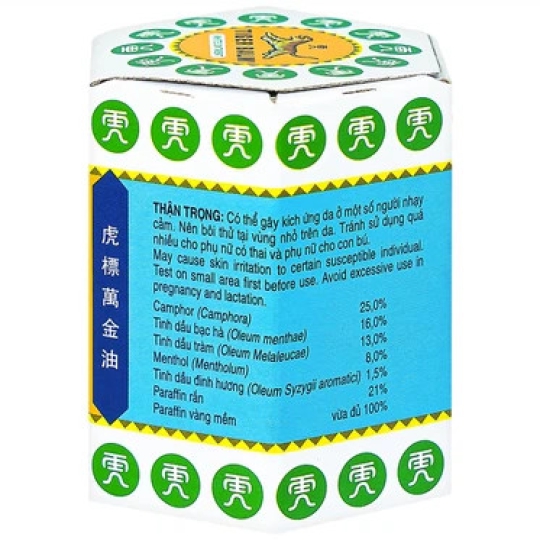 Cao Tiger Balm White Haw Par giảm đau đầu, nghẹt mũi, đau nhức cơ, bong gân (30g)