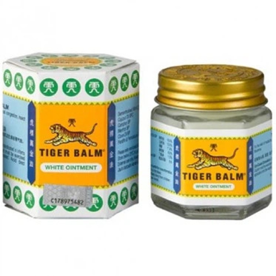 Cao Tiger Balm White Haw Par giảm đau đầu, nghẹt mũi, đau nhức cơ, bong gân (30g)